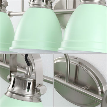 Phineas Farmhouse Bohemian Iron LED Vanity - JONATHAN Y